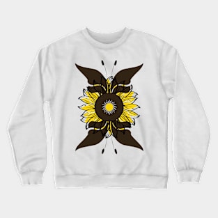 Little Aesthetic Sunflower Crewneck Sweatshirt